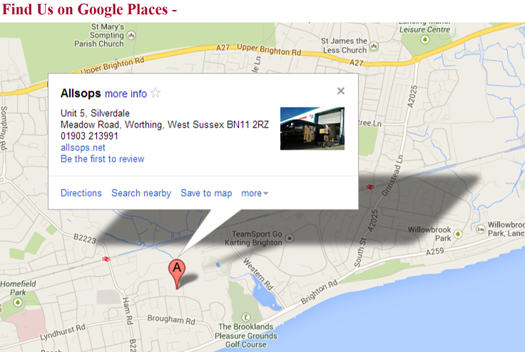 Allsops Google Places