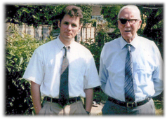Garry Allsop with his Grampa (HL Pavitt)