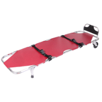 1st Call Stretcher, Hinged with Folding Foot Bar