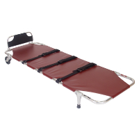 Heavy Duty 1st Call Stretcher, Hinged with Folding Foot Bar