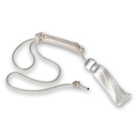 Scots Cords and Tassels "V" White