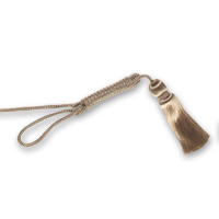 Scots Cords and Tassels "V" Oyster