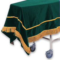 Velveteen Chapel Pall - <strong>Bottle Green</strong>