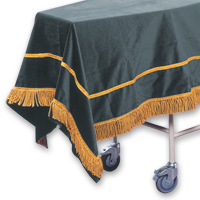 Velveteen Chapel Pall - <strong>Grey</strong>