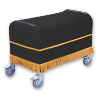 Velveteen Bier Cover (T) - <strong>Black</strong>