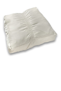 image of Filled polysatin coffin pillow