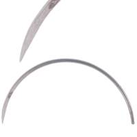 &frac12; circle 4" PM Needles