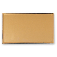 9" x 6" turned edge plate metal EB