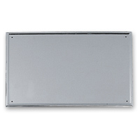 9" x 6" turned edge plate metal NP