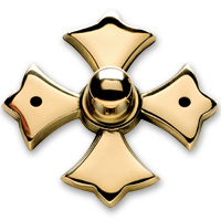 305 Rose Ornt. Brass