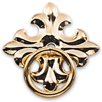 235 Ring/Rose loop ring metal EB