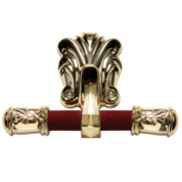 Oscar burgundy T-end plastic EB