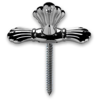 Plume screw & washer HV plastic plastic NP