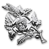 Rose ornts. plastic NP