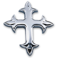 Raised gothic cross ornts. plastic NP