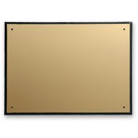 8" x 6" HV foil black edge plate plastic EB