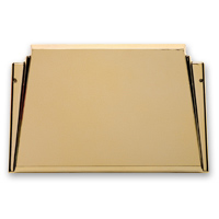 Desk plates HV plate plastic EB