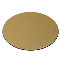 Oval plate plastic EB