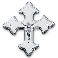 6" gothic crucifix plastic NP