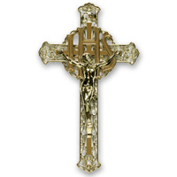 10" filigree HV crucifix plastic EB