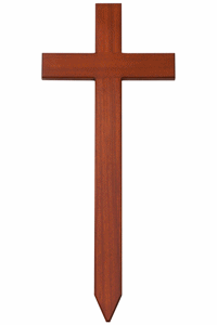3ft. Mahogany Cross