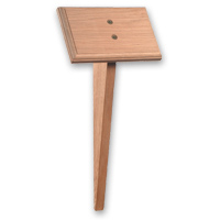 Oak Plinth Gravemarker