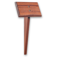 Mahogany Plinth Gravemarker