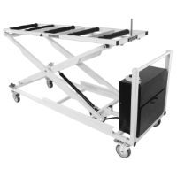 Electro-Scissor Lift Trolley - 3-Tier