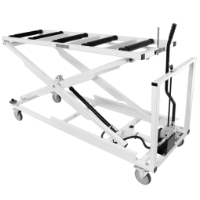 Manual Hydraulic Scissor Lift Trolley - 4-Tier