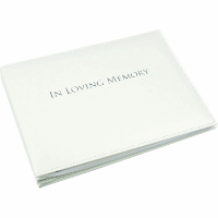 In Loving Memory' (loose leaf) - White