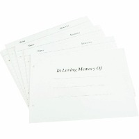 Loose Leaf Refill Pack - Silver Edges