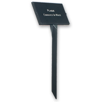 Plastic Grave-Marker and Plaque