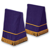 Click to view 27" Velveteen Trestle Covers - <strong>Purple</strong>