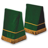 Click to view 27" Velveteen Trestle Covers - <strong>Emerald Green</strong>