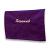 Click to view Velveteen Reserved Seat Marker - <strong>Purple</strong>