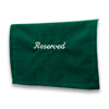Click to view Velveteen Reserved Seat Marker - <strong>Bottle Green</strong>